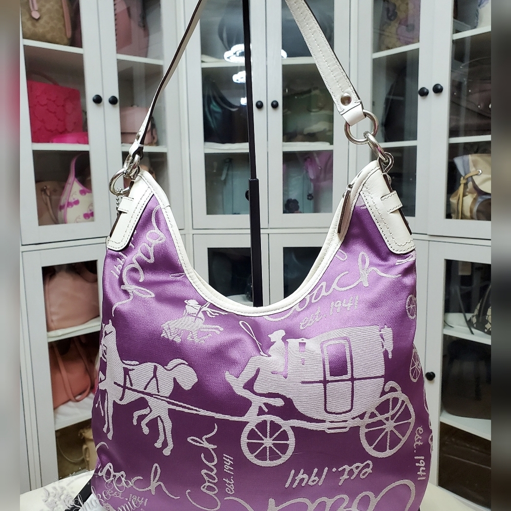 COACH HORSE & CARRIAGE HOBO - Picture 5 of 16